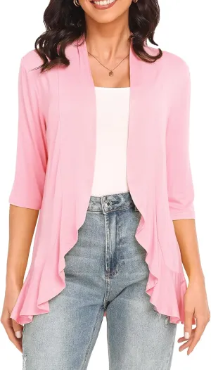 Argstar Women's 3/4 Sleeve Cardigan (S-3XL)