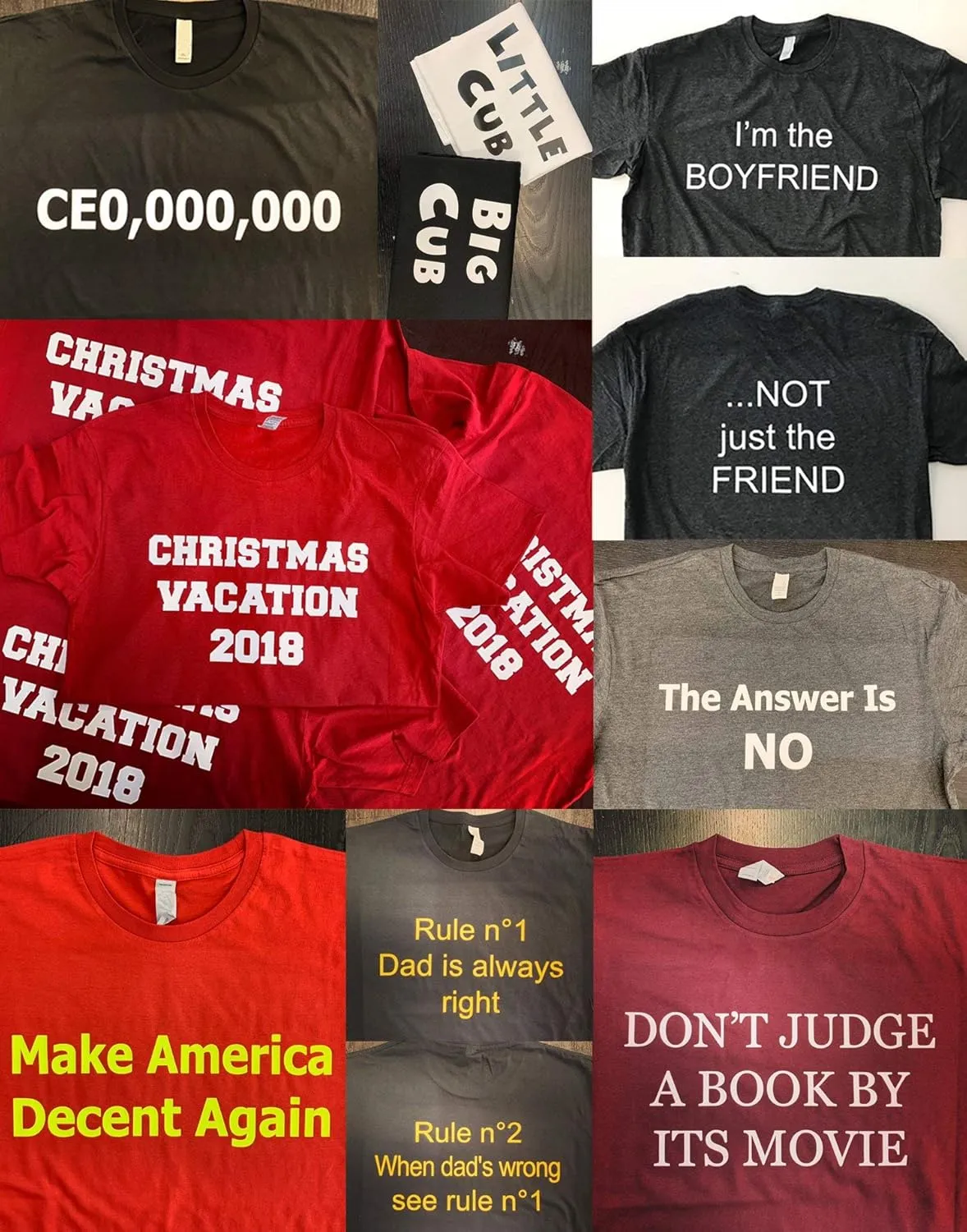 Custom T Shirts Front & Back Add Your Text Ultra Soft for Men & Women Cotton T Shirt