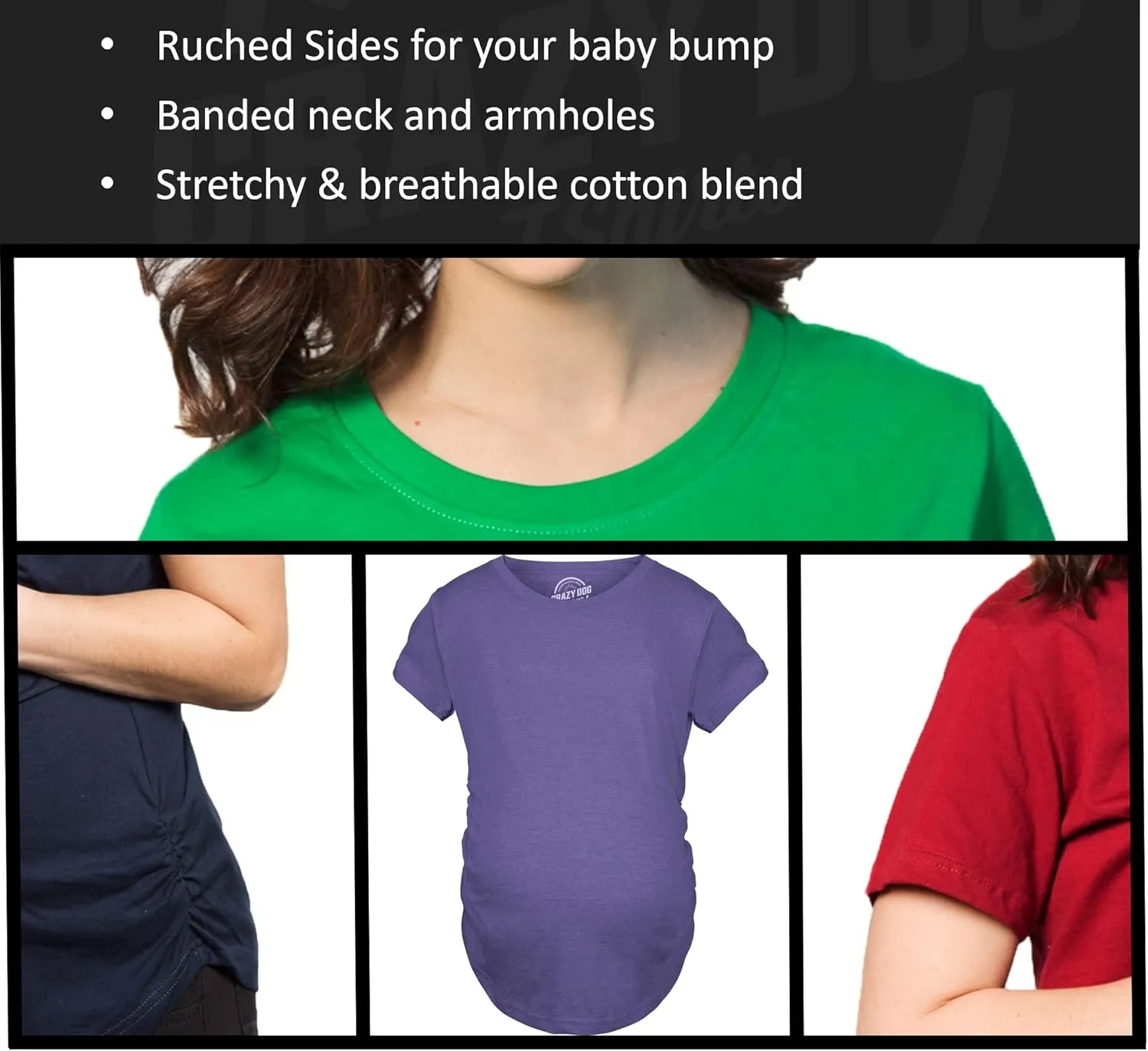Maternity Hoping It's A Kitten T Shirt Funny Pet Cat Lover Pregnancy Tee