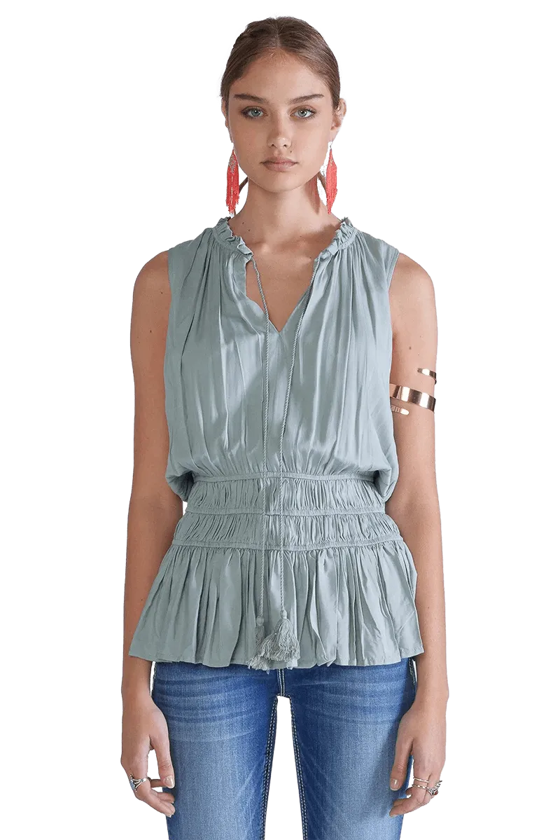 Miss Me Smocked Waist Top