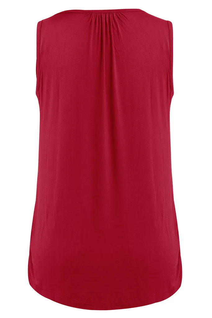 Smallshow Sleeveless Maternity Nursing Tank Tops