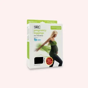 SRC Pregnancy Leggings - Over The Bump - Black