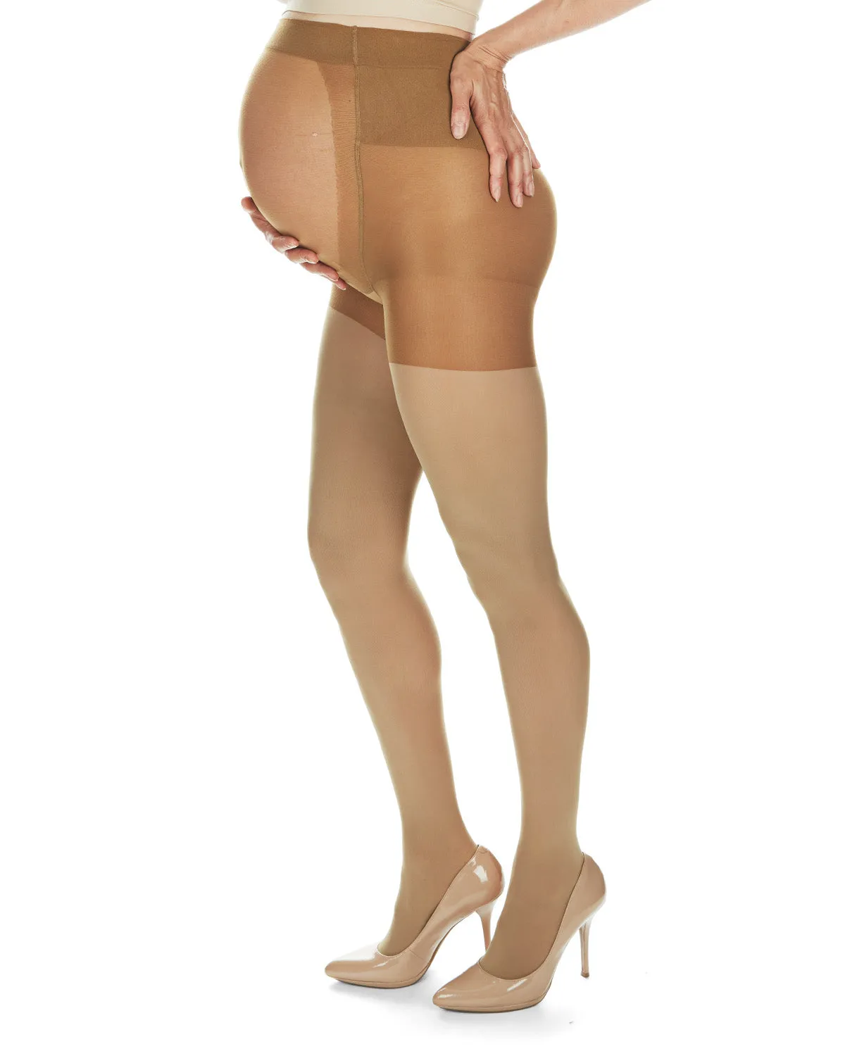 Women's Microfiber 60 Denier Opaque Maternity Tights